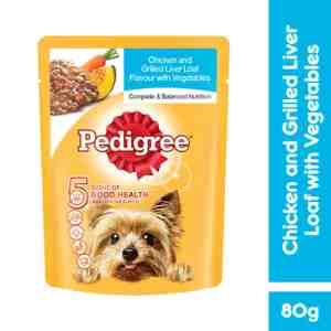 Pedigree Chicken  Grilled Liver Loaf with Vegetables 80g - 0277 - SKU 017884