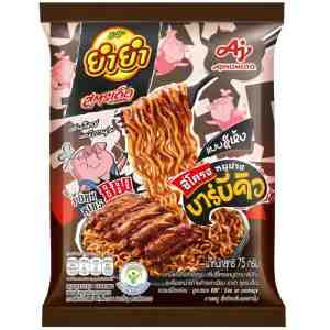 75_YumYumSoodDedPorkRibs BBQ 75g - Yum Yum Sood Ded Instant Noodles Pork Ribs BBQ 75g