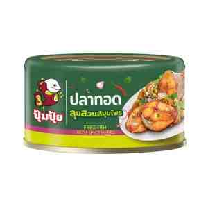 90 . PUMPUI Fried Fish With Spicy Herbs 90 g.