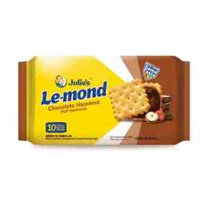 JULIES LE-MOND PUFF HAZELNUT CHOCOLATE 180G - JULIES LE-MOND PUFF HAZELNUT CHOCOLATE 180G