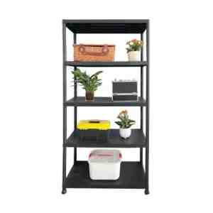 ACE 5 TIERS SHELF BLACK 180X90X40CM - ACE 5 TIERS SHELF BLACK 180X90X40CM
