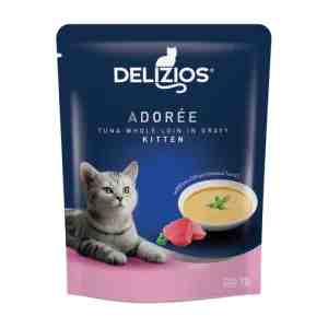 Delizios Kitten Adoree Tuna with Lobster 70g - 0764 - SKU 025256