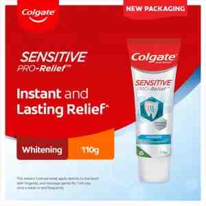 COLGATE Sensitive Pro Relief Whitening Toothpaste 110g 90251 - Sensitive Pro Relief Whitening Toothpaste 110g