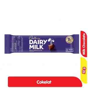 Cadbury Dairy Milk Cokelat Susu 52 g - Cadbury Dairy Milk Cokelat Susu 52 g