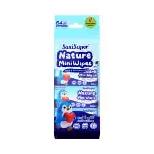 BIG C    SaniSuper Mini Wipes Fragrance Free 64 Sheets