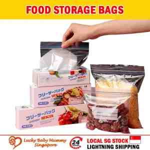 Food Storage Zipper Bag - Colour Transparent  Material PE material  Size
