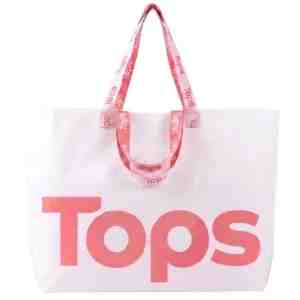 Tops White Logo Big Bag - Tops White Logo Big Bag