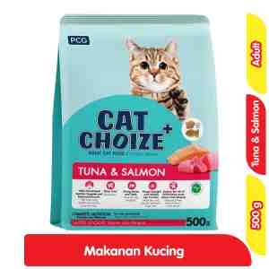 Cat Choize Makanan Kucing Kering Adult Rasa Tuna  Salmon 500 g - Cat Choize Makanan Kucing Kering Adult Rasa Tuna