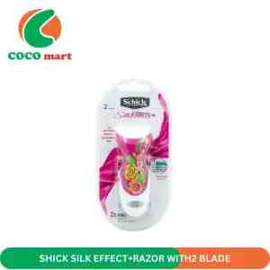 SHICK SILK EFFECTRAZOR WITH2 BLADE - SHICK SILK EFFECTRAZOR WITH2 BLADE