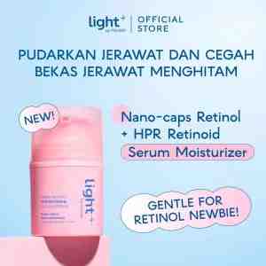 Light by Wardah Serum Moisturizer Wajah HPR Retinoid Bright  Acne 28 g - Light by Wardah Serum Moisturizer Wajah HPR Retin