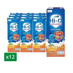 HI-Q  UHT  4  UHT Milk Honey Flavor Stage 4 180 ml. Pack 12