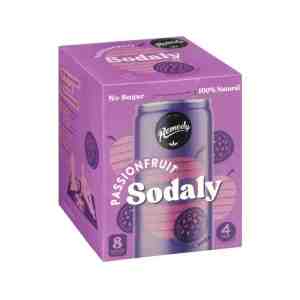 Remedy Sodaly Preb Soda Passionfruit 250ml - Remedy Sodaly Preb Soda Passionfruit 250ml