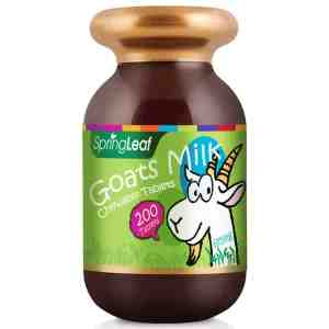 Springleaf Goat s Milk Chewable Tablets 200 Capsules -  200