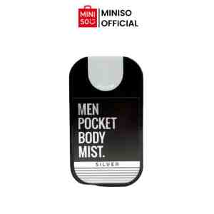 Men Pocket Body MistSilver - Parfum semprot badan pria ukuran saku aroma maskul
