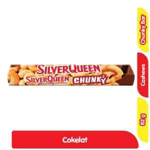 SilverQueen Chunky Bar Cokelat Cashew 82 g - SilverQueen Chunky Bar Cokelat Cashew 82 g
