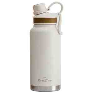 32 GrandTies Insulated Bottle Two Lid Ivory - GrandTies Insulated Bottle With Two Lids Ivory Wh
