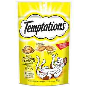 75_Temptations Tasty Chicken 75g - Temptations Tasty Chicken Cat Snack Biscuit 75g.