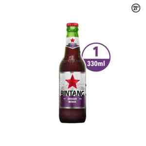 BINTANG BEER ANGGUR MERAH BTL 330ML - Indonesias favorite beer, with a distinctive refre