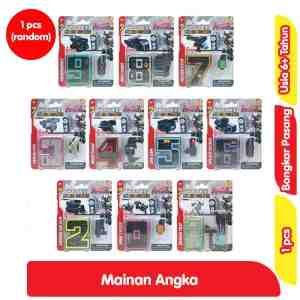 Emco Pocket Morphers Series 3 Mainan Angka  Robot Bongkar Pasang Assorted - Emco Pocket Morphers Series 3 Mainan Angka  Robot