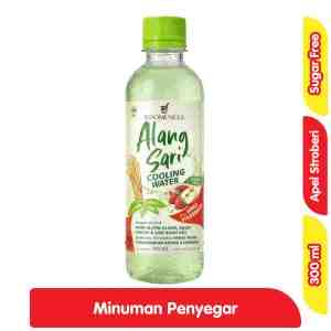 Alang Sari Cooling Water Minuman Penyegar Apel Stroberi 300 ml - Alang Sari Cooling Water Minuman Penyegar Apel Str