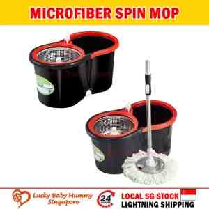 360 MAGIC SpinningSpin Mops Free Mop Heads  Detergent  Cleaning  Microfiber - 360 Spin Mop Material Plastic  Stainless Steel...