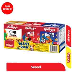 Kelloggs Sereal Mini Pack 3 x 25 g - Kelloggs Sereal Mini Pack 3 x 25 g