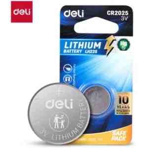 DELI ALKALINE LITHIUM BATTERY 3V CR2025 - DELI ALKALINE LITHIUM BATTERY 3V CR2025