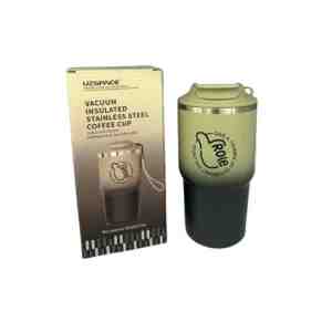 UZSPACE STAINLESS STEEL BOTTLE FOREST BROWN 520ML - UZSPACE STAINLESS STEEL BOTTLE FOREST BROWN 520ML
