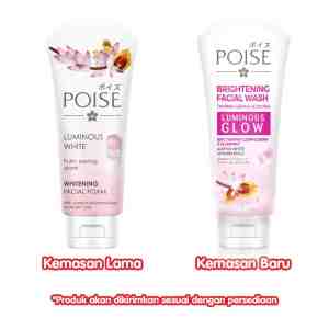 Poise Pembersih Wajah Luminous Glow Cerah Glowing 100 g - Poise Pembersih Wajah Luminous Glow Cerah Glowing