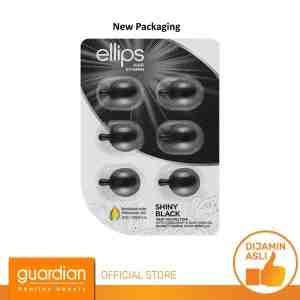 Ellips Vit Shiny Black Blist 6S 2635665 - Ellips Vit Shiny Black Blist 6S