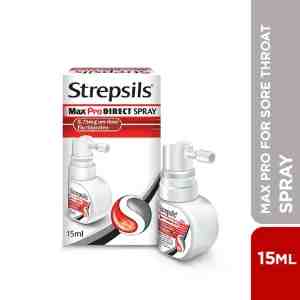 STREPSILSMax Pro for Sore Throat Direct Spray 15ml43421 - Max Pro for Sore Throat Direct Spray 15ml