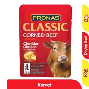 Pronas Kornet Daging Sapi Keju 50 g - Pronas Kornet Daging Sapi Keju 50 g