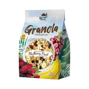 YOUNGER FARM Granola Mulberry Fruit Flavor 225 g.