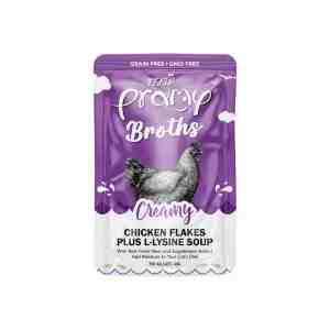 PRAMY  Creamy Chicken Flakes Plus L-Lysine Soup 40g - FeaturesAll about that chicken and lysine life P
