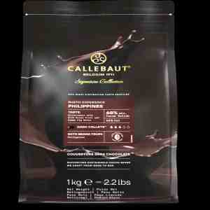 CHOC DARK RUSTIC PHILIPPINES 68 1KG  CALLEBAUT CHD-Q1RUPHI