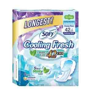 SOFY COOLING FRESH NIGHT SLIM WING 42CM 6S - SOFY COOLING FRESH NIGHT SLIM WING 42CM 6S 1002708