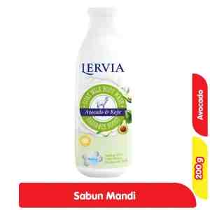Lervia Sabun Mandi Cair Avocado  Kojic 200 g - Lervia Sabun Mandi Cair Avocado  Kojic 200 g
