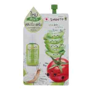 10_SmootoTomatoAloeSnailSerum10ml - Smooto Tomato Aloe Snail White And Acne Facial Ser