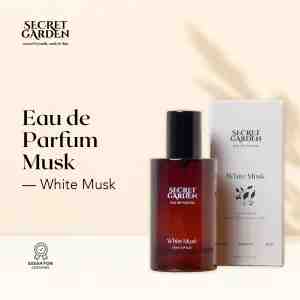 SECRET GARDEN EDP WHITE MUSK 50ML - WHITE MUSK Kombinasi wangi bunga, aldehida, dan m