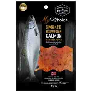 80 My Choice Trout Black Pepper - My Choice Smoked Norwegian Salmon Trout Black Pepp