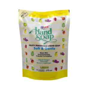 Yuri Lemon Hand Soap Pouch 375ml - pYuri Hand Soap adalah sabun cuci tangan yang ef