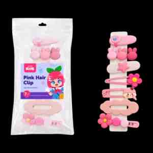 Pink Hair Clip Series 1 Astro Kids 1pack - pLengkapi gaya rambutmu dengan jepit rambut set