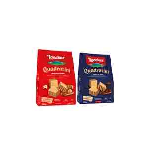 Buy 1 Loacker Quadratini Napol 250 gr Free Loacker Quadratini Kakao 250 gr - 1. Loacker Quadratini Napol 250 gr 2. Free Item