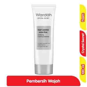 Wardah Crystal Secret Pembersih Wajah Foam 100 ml - Wardah Crystal Secret Pembersih Wajah Foam 100 ml