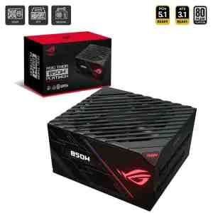ROG Republic of Gamers - Power Supply Unit PSU - THOR 850W Platinum - Black - Brand ROG Republic of Gamers-Power Supply Unit