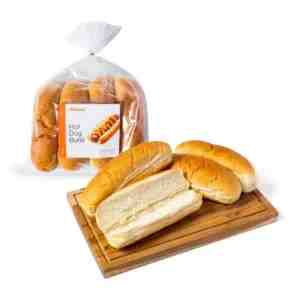 Hotdog Bun A Basics 4pcs 220gram - pLengkapi sajian hotdog Anda dengan A Basics Hot