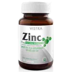 Vistra Zinc 15mg. 20capsule   15 20 - Vistra Zinc 15mg. 20capsule   15