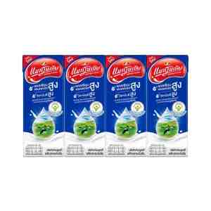 MAGNOLIA  180 .  4 UHT Milk Plain Flavor 180 ml. Pack 4