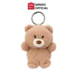 Gift Bear Friends Collection Plush PendantBear - Gantungan kunci boneka kain beruang mini cokelat l