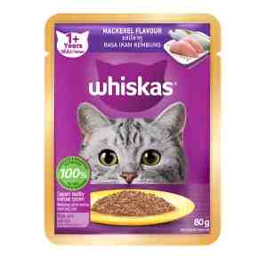 WHISKAS Pouch Mackerel Adult 80 gr